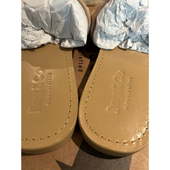 Rag & Co Handcrafted Women CEDAR Woven‎ Suede Slide Flat Sandals 9 New Box Bag - Picture 7 of 16